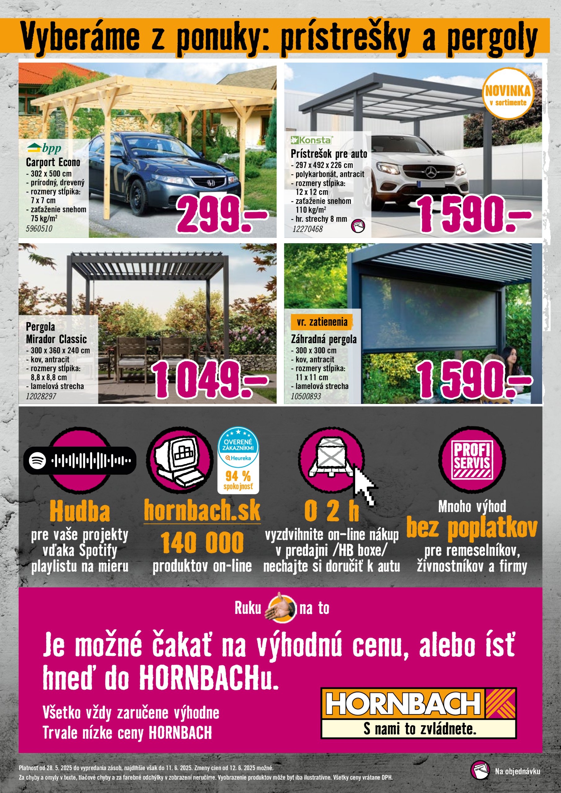 hornbach - Leták HORNBACH - Záhradné stavby platný od 28.05. do 11.06. - page: 8