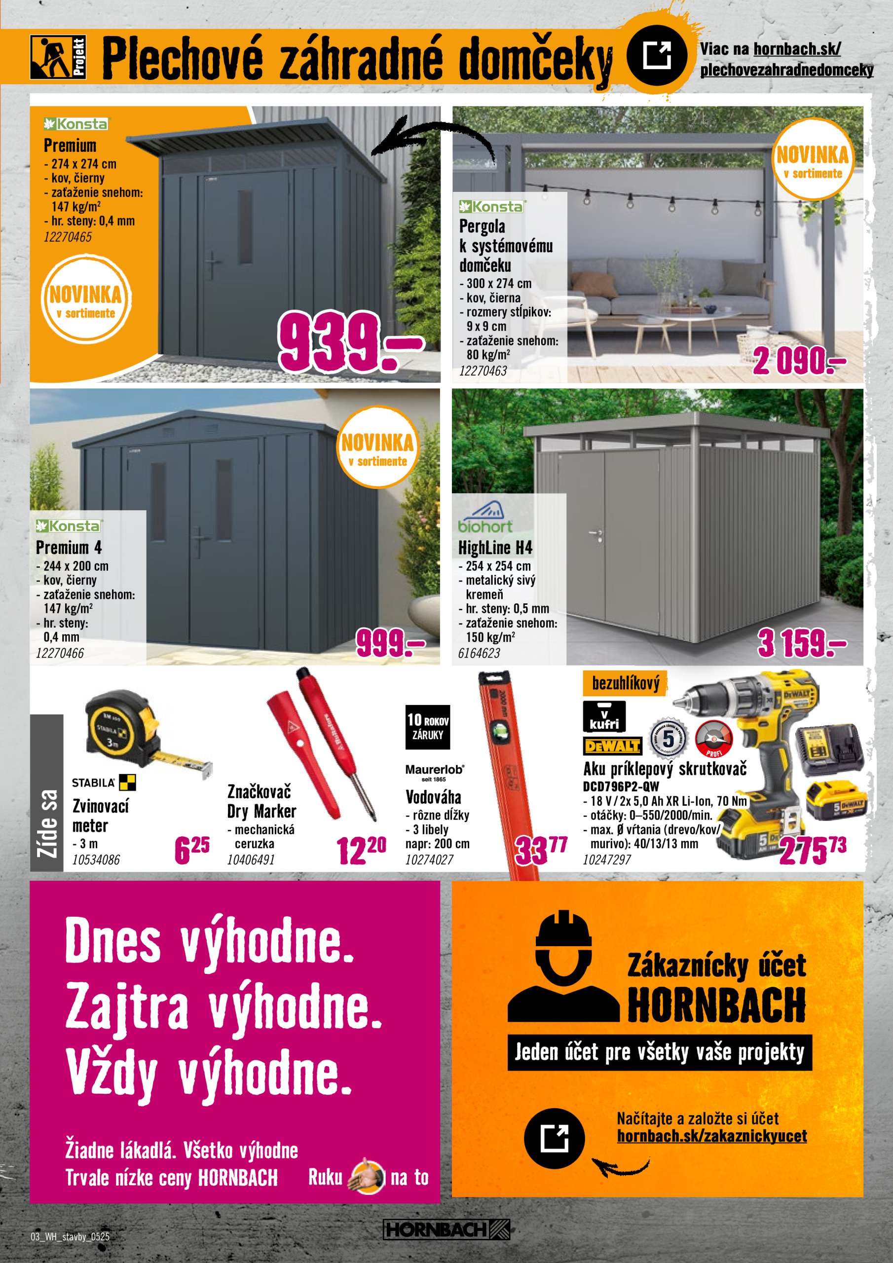 hornbach - Leták HORNBACH - Záhradné stavby platný od 28.05. do 11.06. - page: 3