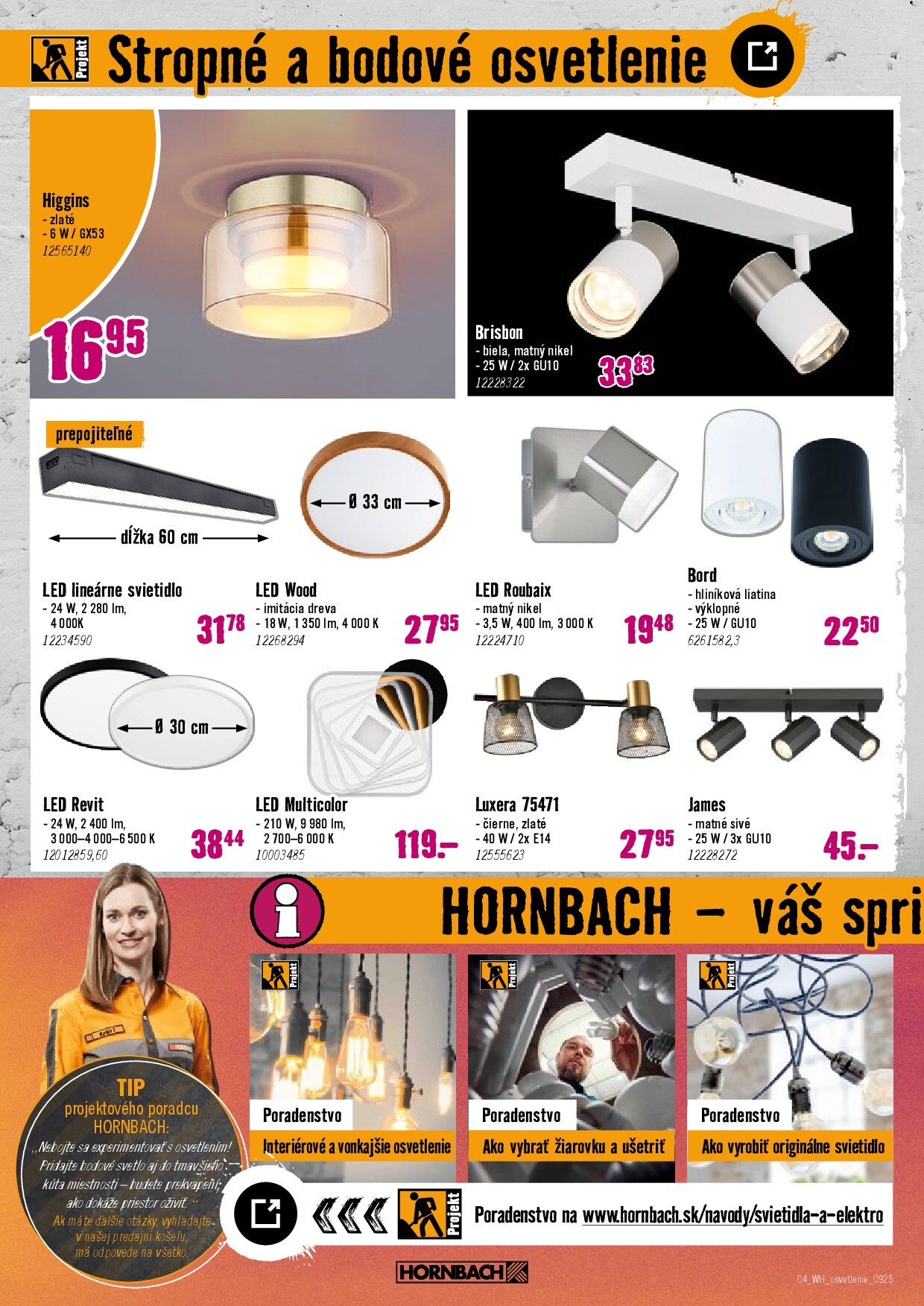 hornbach - Leták HORNBACH - Osvetlenie platný od 24.09. do 08.10. - page: 4