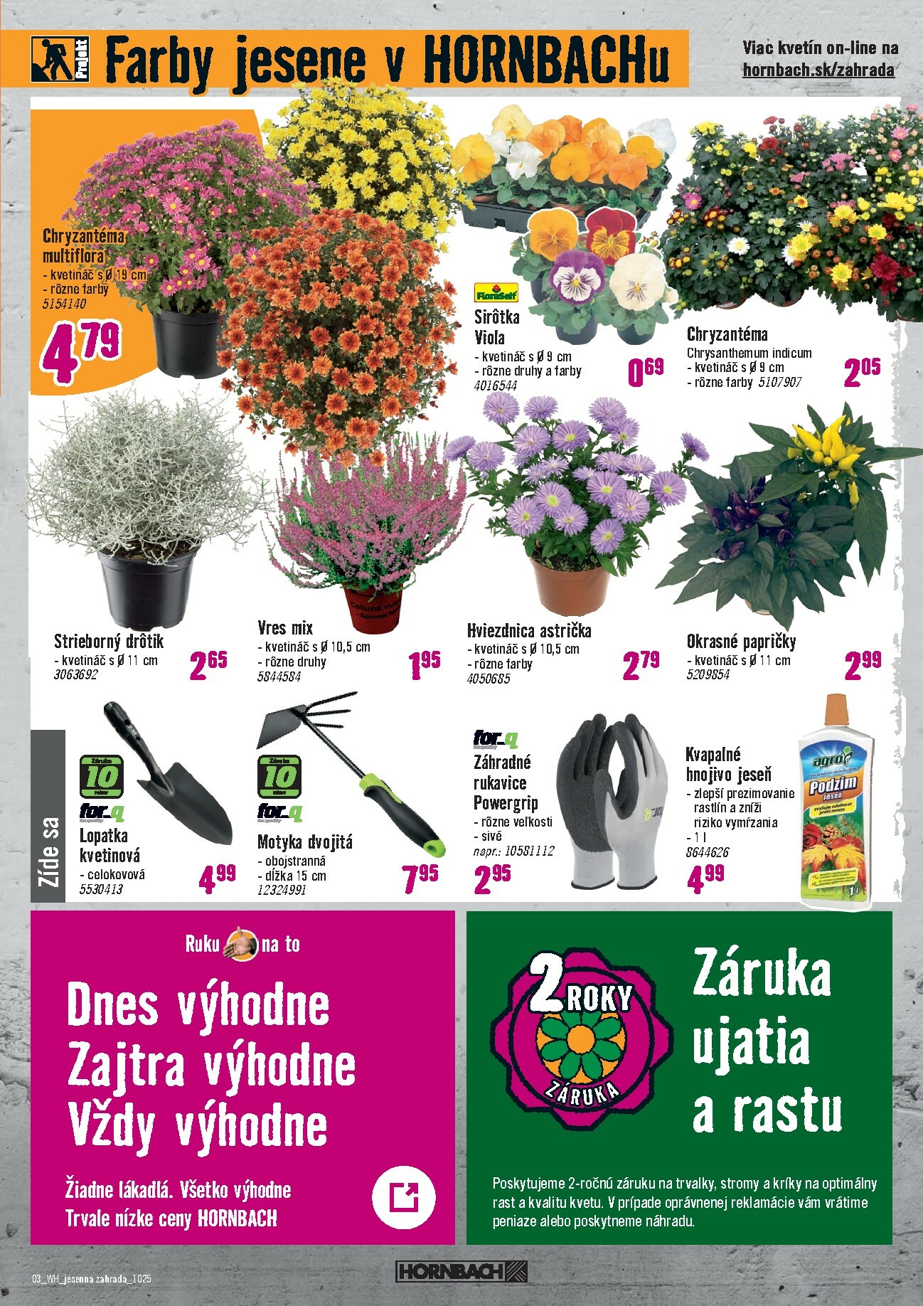 hornbach - Leták HORNBACH - Jesenná záhrada platný od 01.10. do 15.10. - page: 3