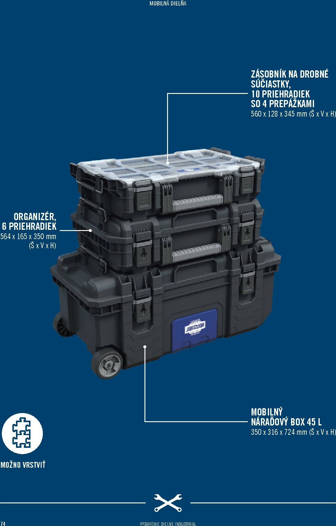 hornbach - Leták HORNBACH - INDUSTRIAL - Systém vybavenia dielne platný od 01.11. do 30.09. - page: 74