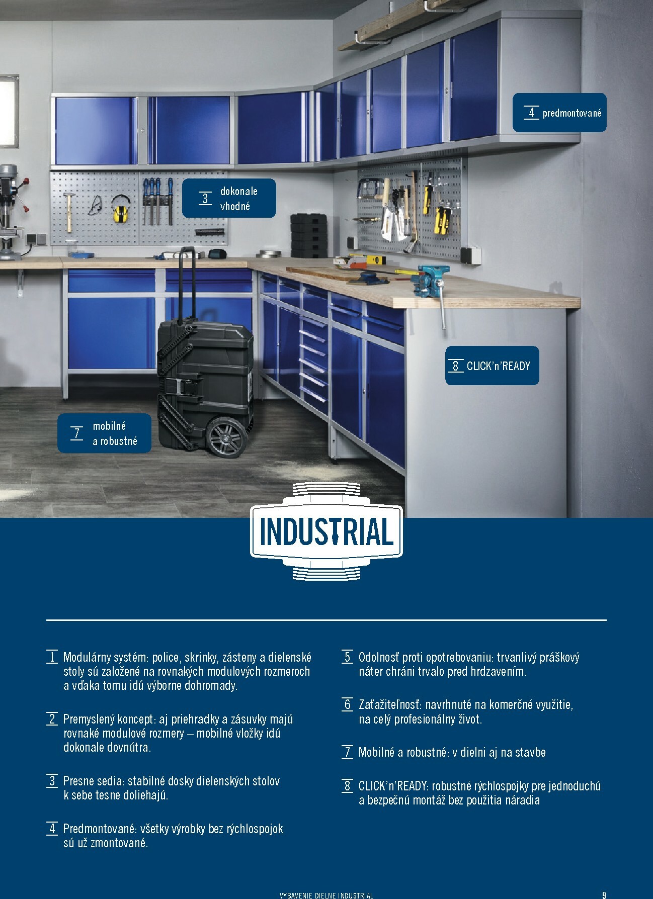 hornbach - Leták HORNBACH - INDUSTRIAL - Systém vybavenia dielne platný od 01.11. do 30.09. - page: 9