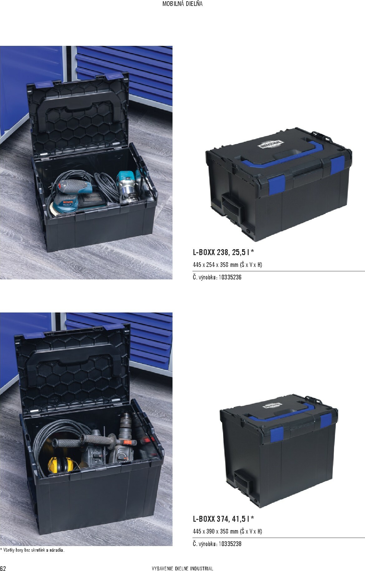 hornbach - Leták HORNBACH - INDUSTRIAL - Systém vybavenia dielne platný od 01.11. do 30.09. - page: 62