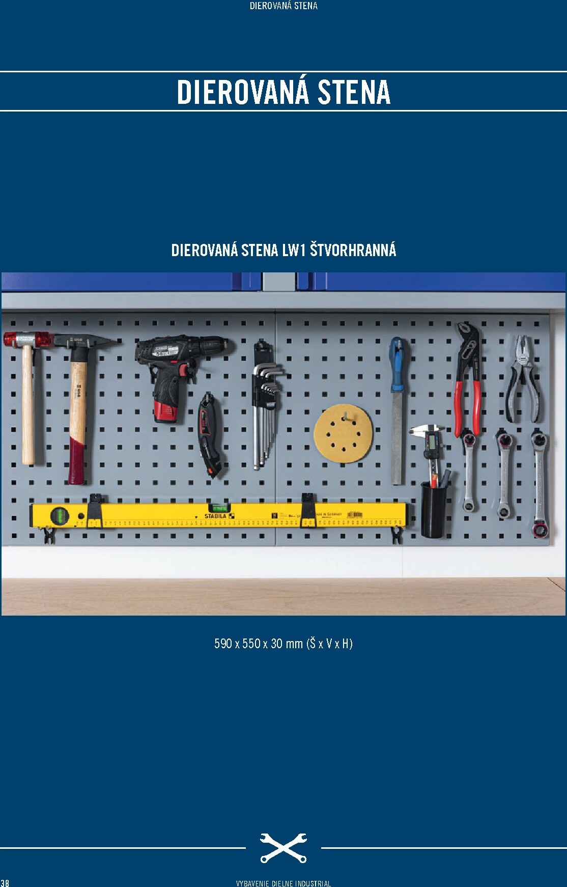 hornbach - Leták HORNBACH - INDUSTRIAL - Systém vybavenia dielne platný od 01.11. do 30.09. - page: 38