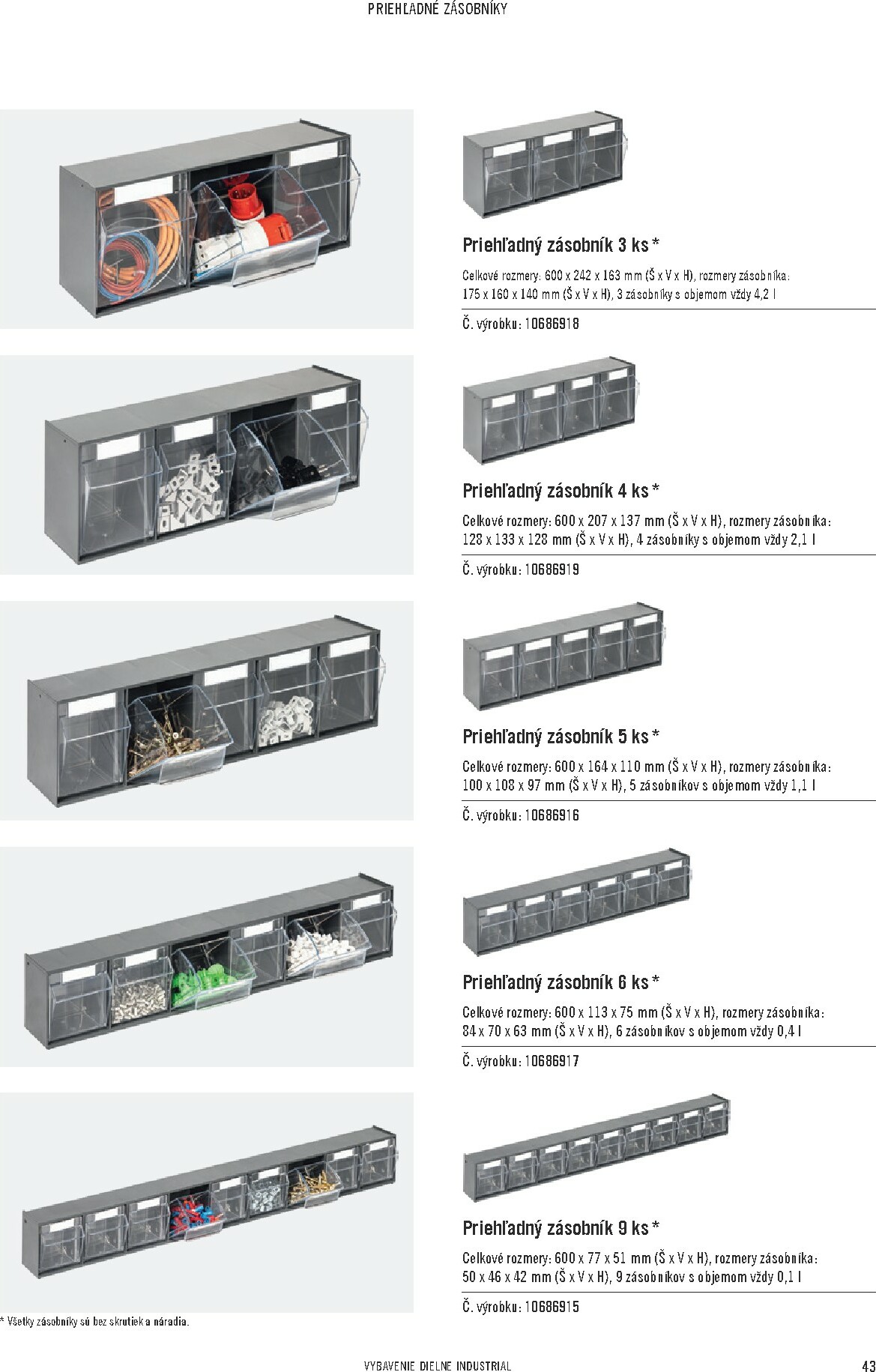 hornbach - Leták HORNBACH - INDUSTRIAL - Systém vybavenia dielne platný od 01.11. do 30.09. - page: 43
