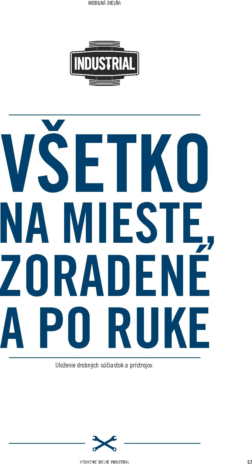 hornbach - Leták HORNBACH - INDUSTRIAL - Systém vybavenia dielne platný od 01.11. do 30.09. - page: 57