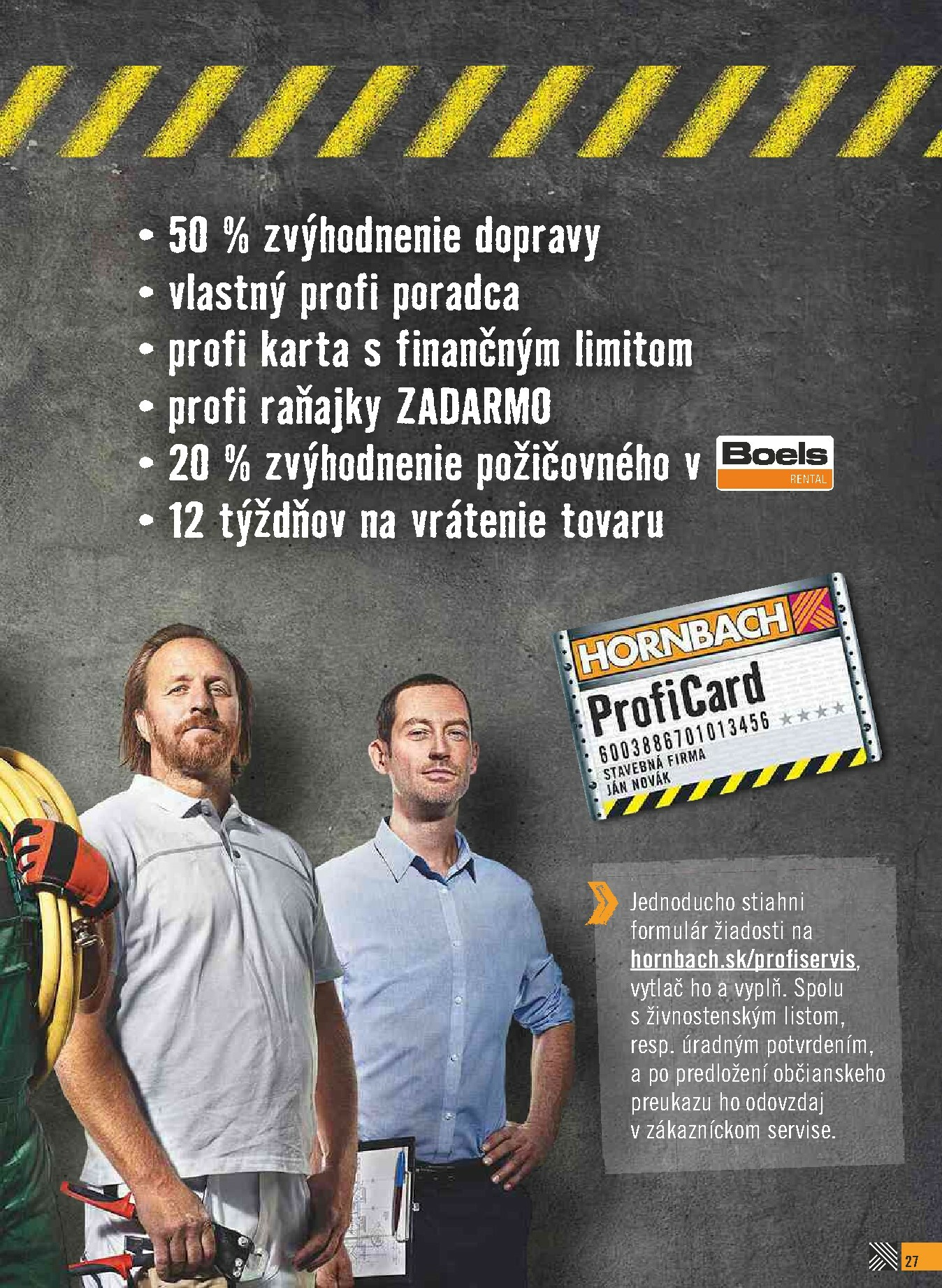 hornbach - Leták HORNBACH - Preskúmajte prednosti platný od 01.11. do 31.12. - page: 27