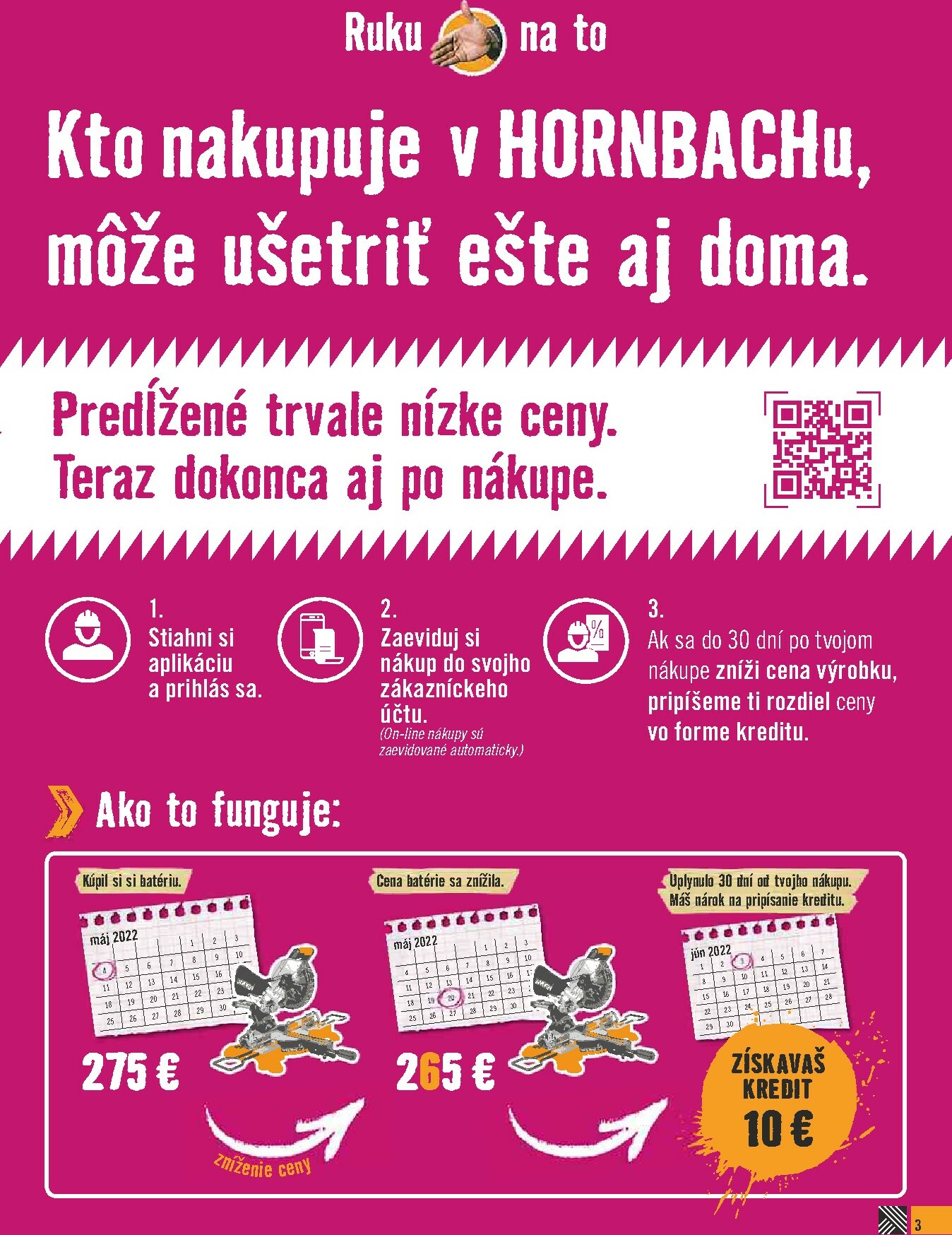 hornbach - Leták HORNBACH - Preskúmajte prednosti platný od 01.11. do 31.12. - page: 3