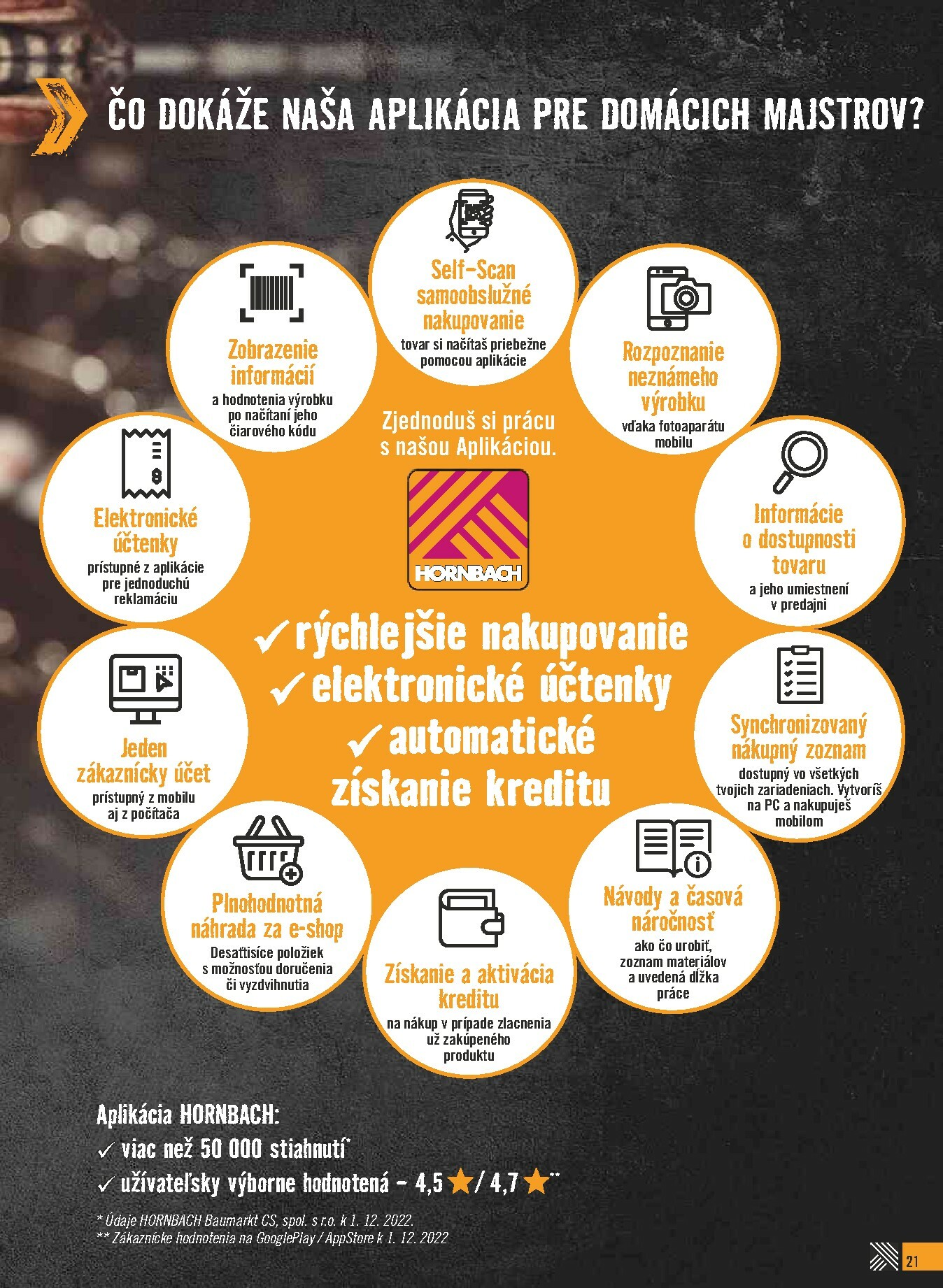 hornbach - Leták HORNBACH - Preskúmajte prednosti platný od 01.11. do 31.12. - page: 21