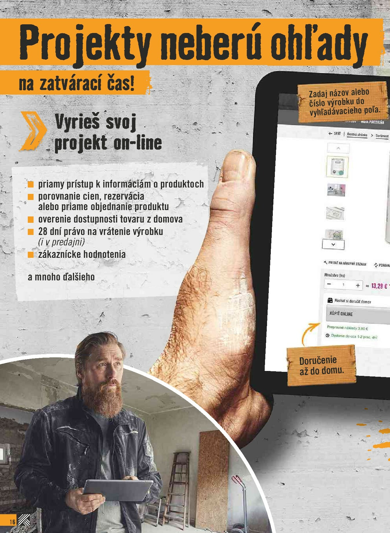 hornbach - Leták HORNBACH - Preskúmajte prednosti platný od 01.11. do 31.12. - page: 16