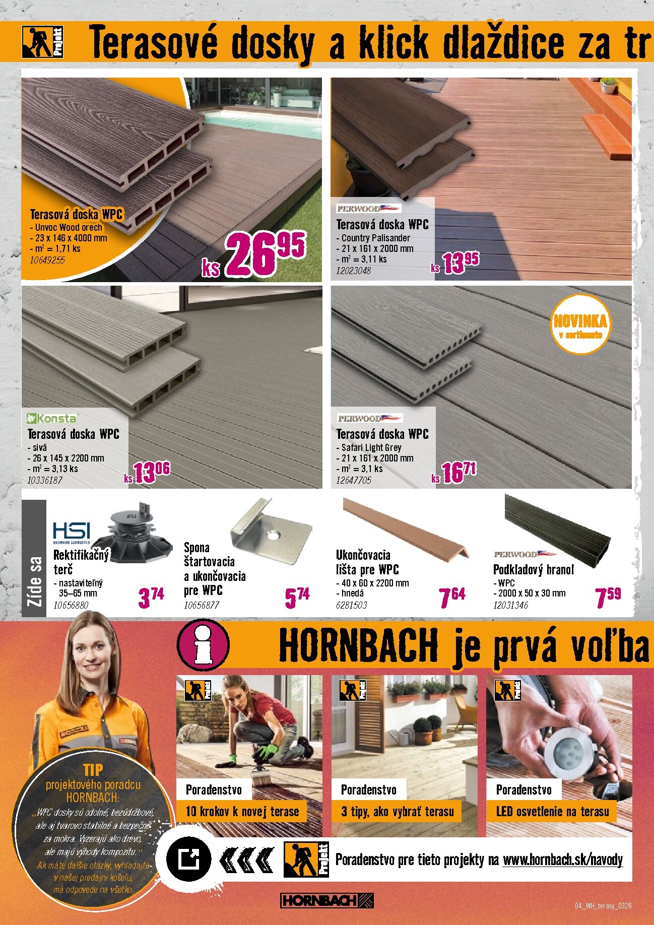 hornbach - Leták HORNBACH - Terasa platný od 11.03.2026 do 25.03.2026 - page: 4