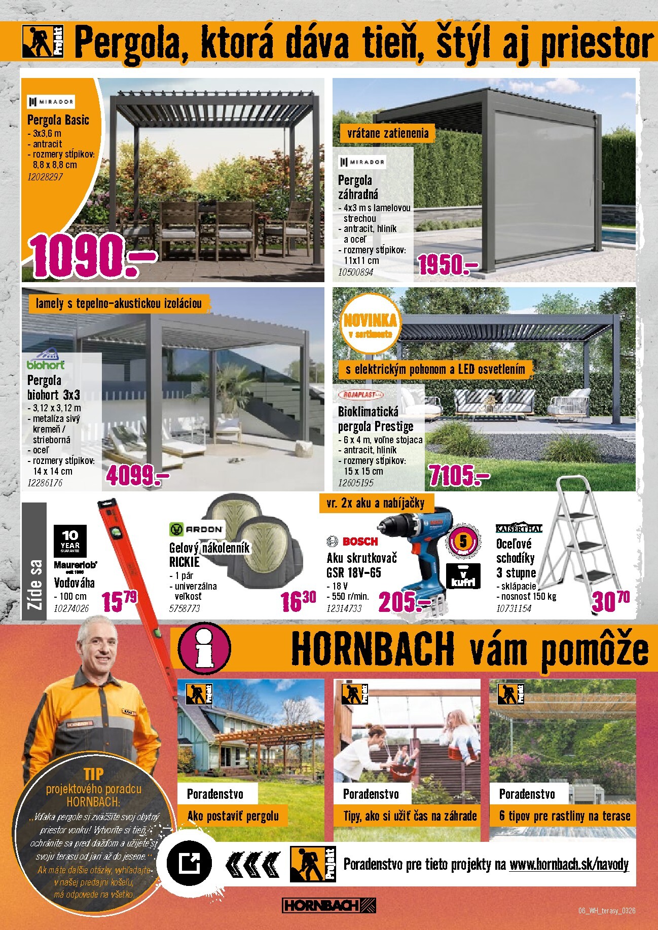 hornbach - Leták HORNBACH - Terasa platný od 11.03.2026 do 25.03.2026 - page: 6