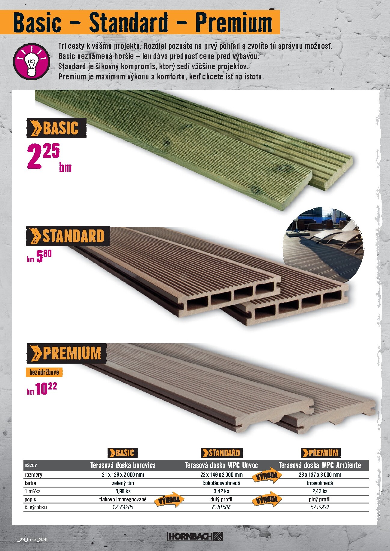 hornbach - Leták HORNBACH - Terasa platný od 11.03.2026 do 25.03.2026 - page: 9