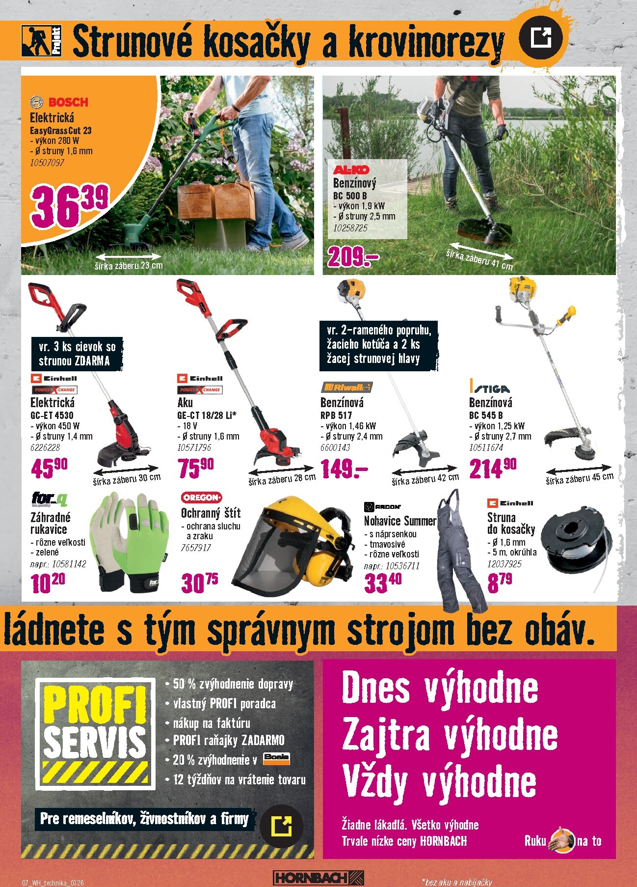 hornbach - Leták HORNBACH - Technická záhrada platný od 18.03.2026 do 01.04.2026 - page: 7