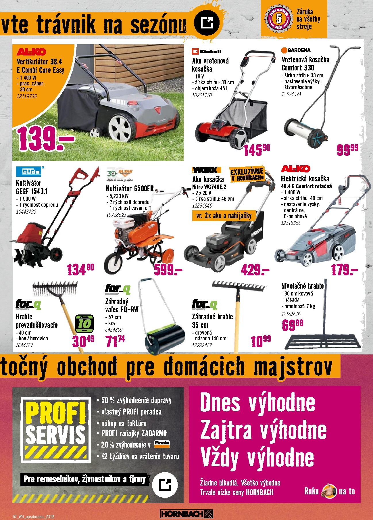 hornbach - Leták HORNBACH - Jarné upratovanie platný od 25.03.2026 do 08.04.2026 - page: 7