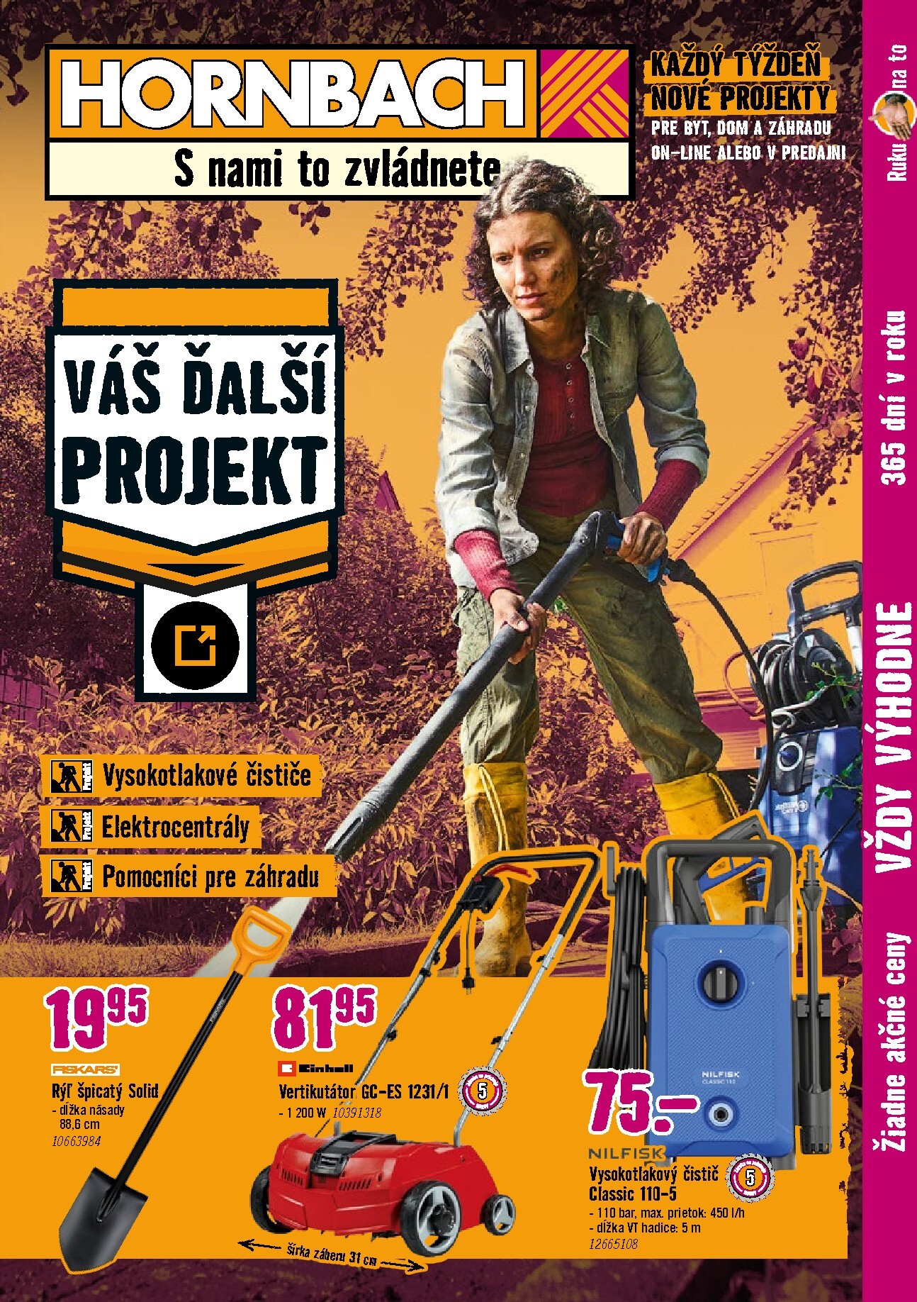 hornbach - Leták HORNBACH - Jarné upratovanie platný od 25.03.2026 do 08.04.2026