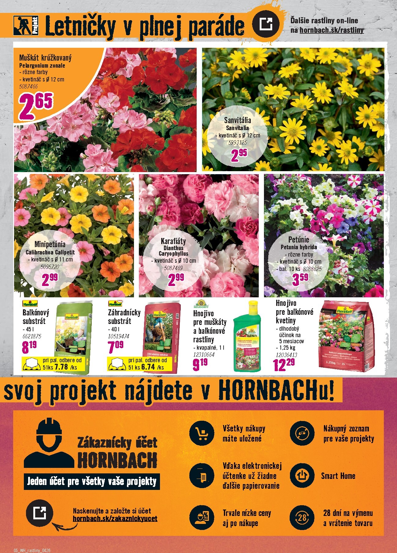 hornbach - Leták HORNBACH - Sezónne rastliny platný od 01.04.2026 do 14.04.2026 - page: 5