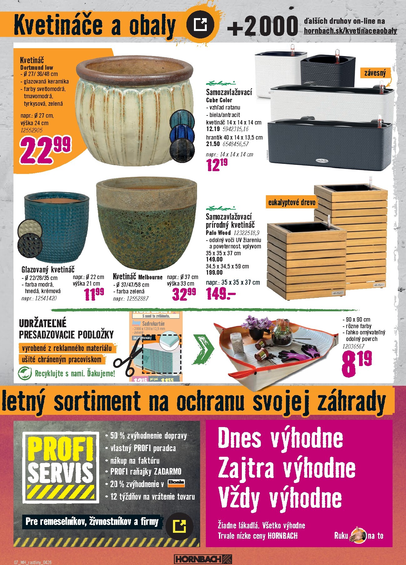 hornbach - Leták HORNBACH - Sezónne rastliny platný od 01.04.2026 do 14.04.2026 - page: 7