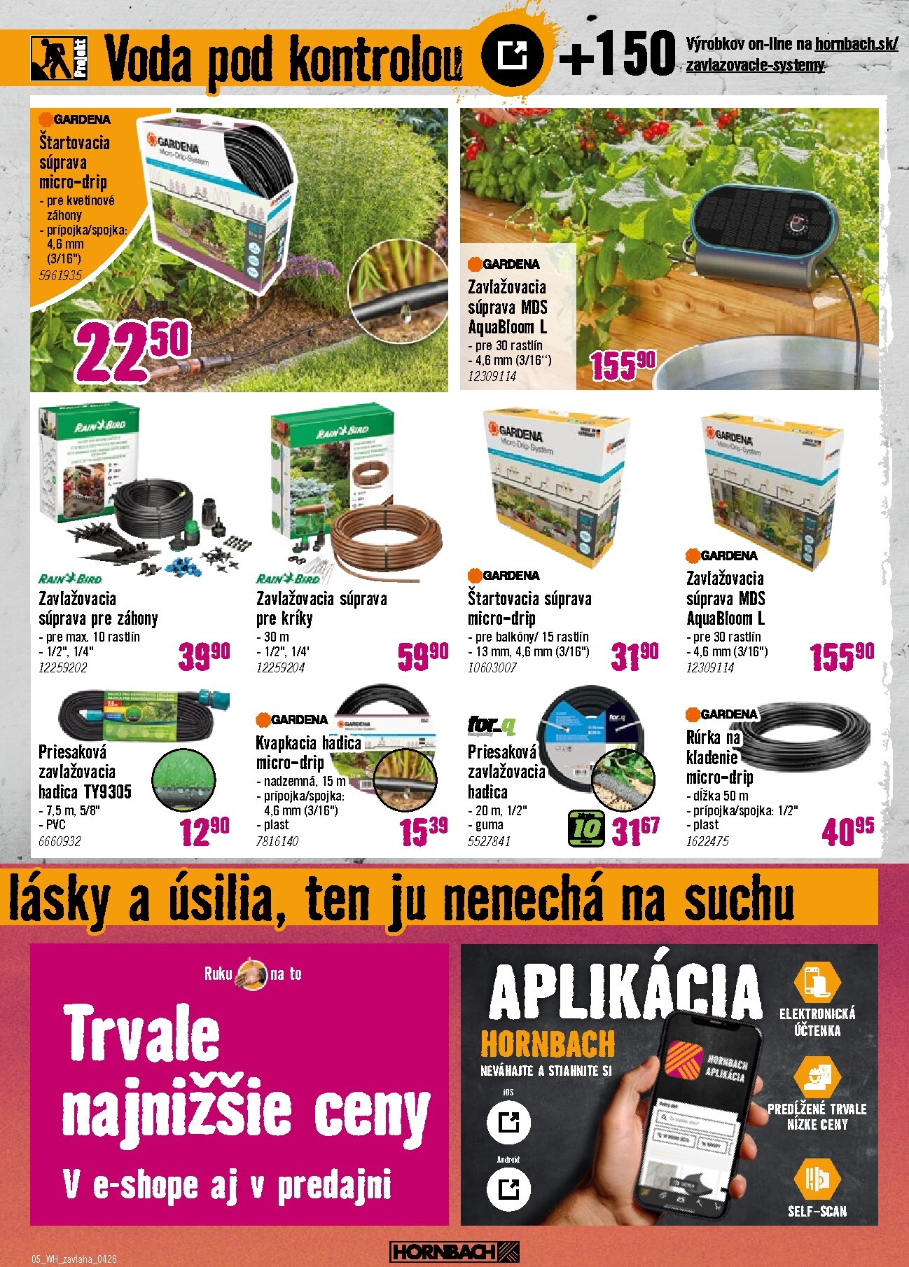 hornbach - Aktuálny leták HORNBACH - Zavlažovanie platný od stredy, 08.04.2026 do stredy, 22.04.2026 - page: 5