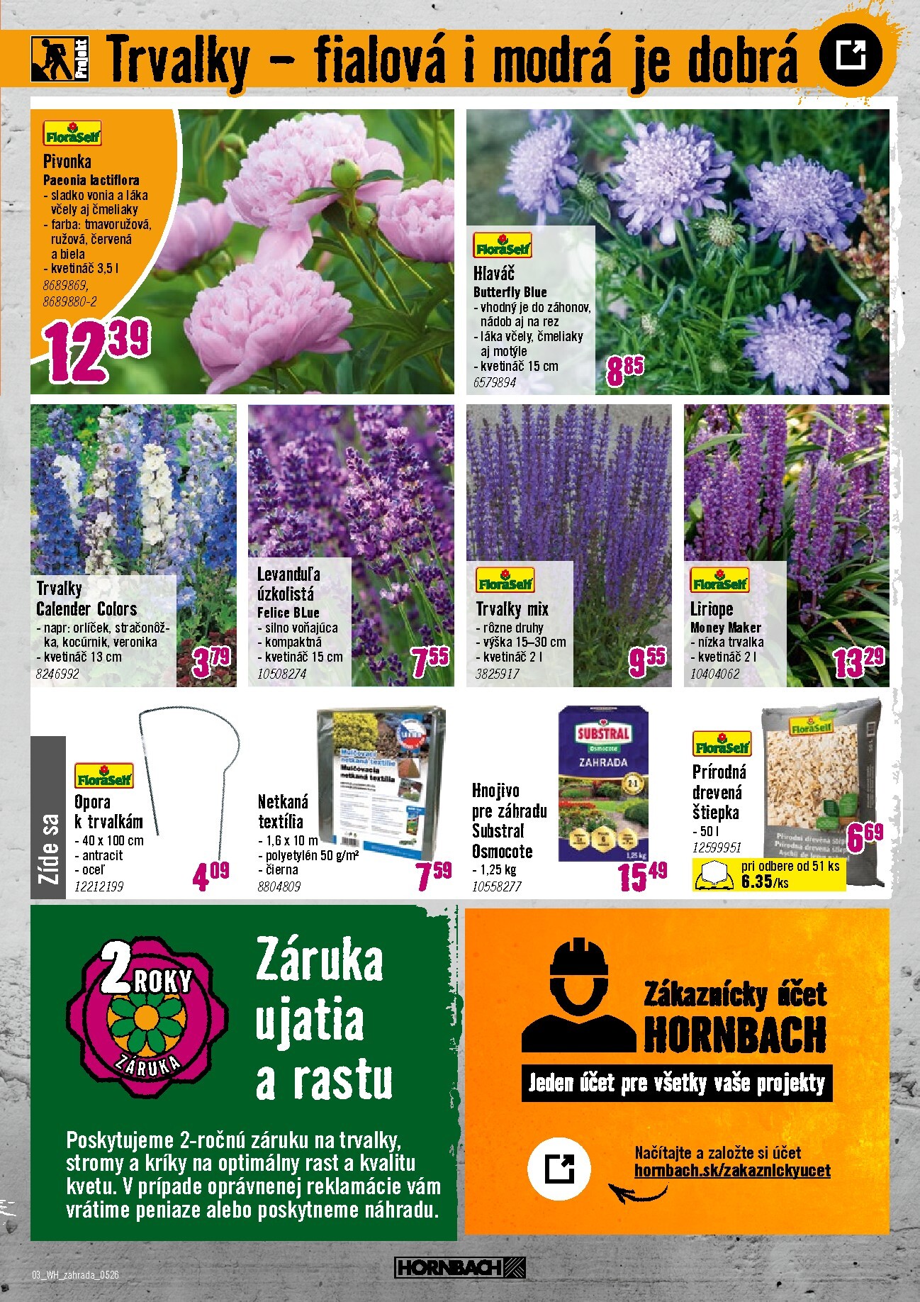 hornbach - Aktuálny leták HORNBACH - Trvalky od stredy, 06.05.2026 do stredy, 20.05.2026 - page: 3
