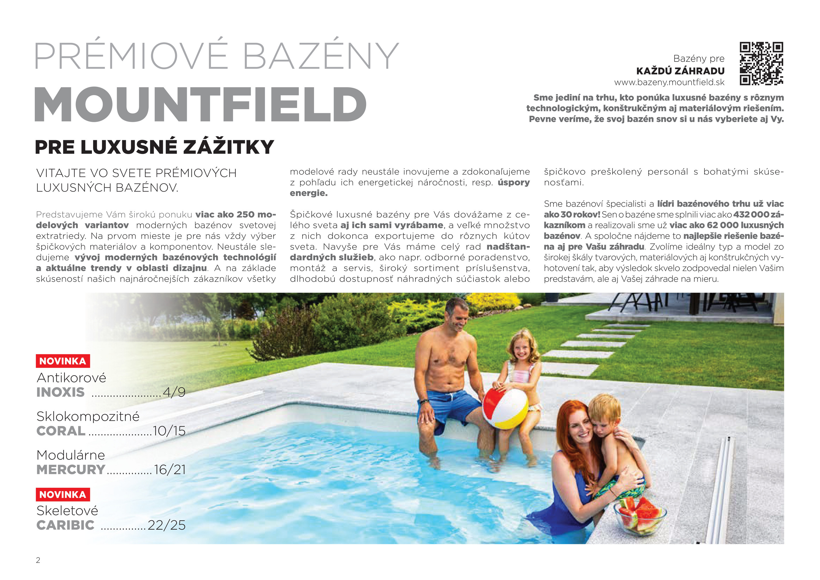 mountfield - Mountfield - Katalóg prémiových bazénov leták platný od 01.06. - 31.12. - page: 2