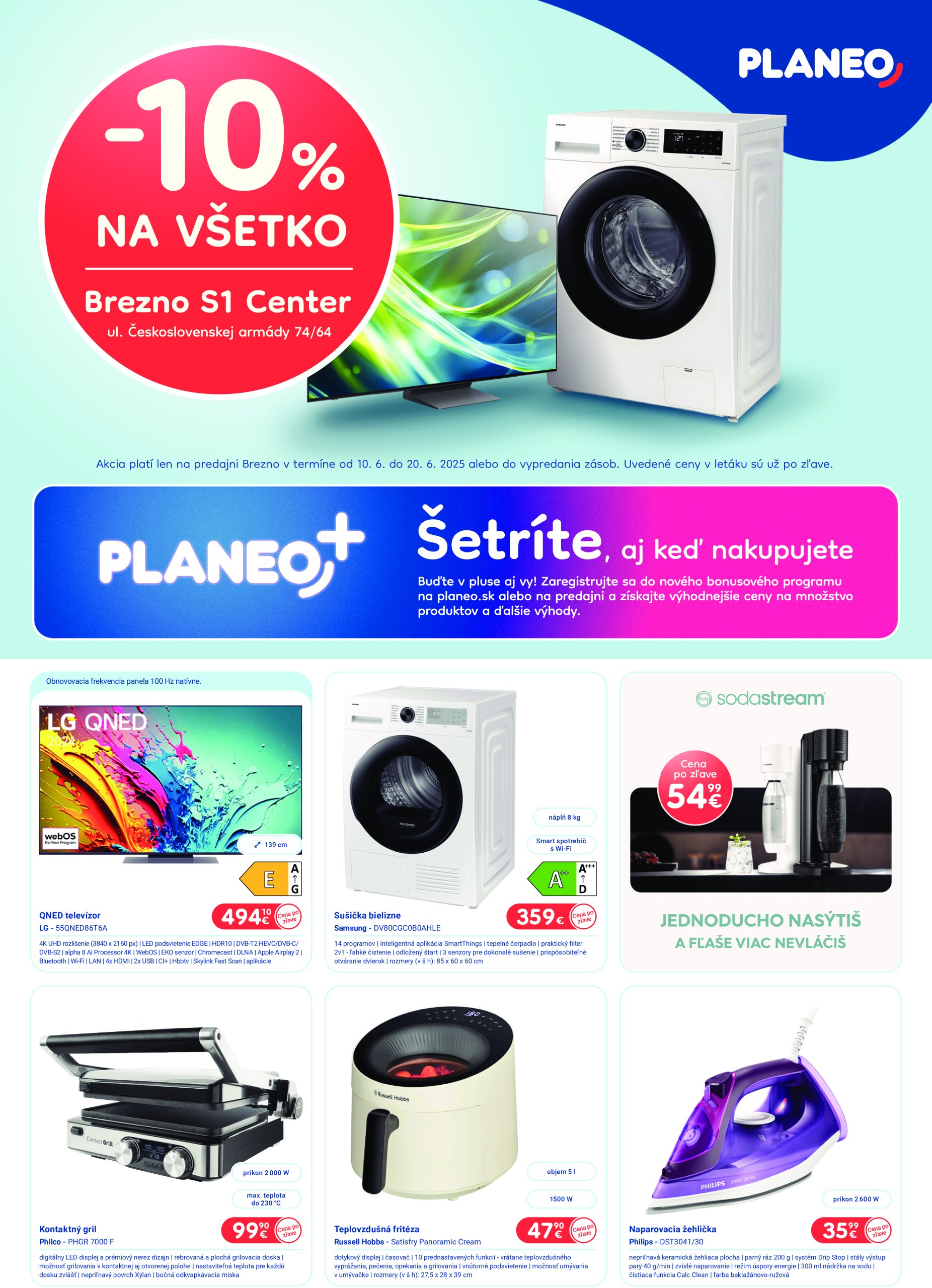 planeo-elektro - Leták Planeo elektro platný od 10.06. do 20.06.