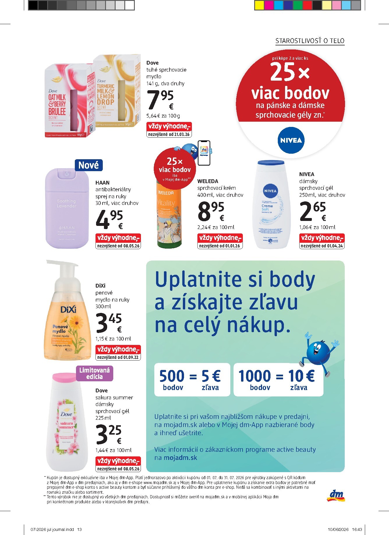 dm-drogerie - Aktuálny dm drogerie markt - Journal leták od stredy, 01.07.2026 do piatku, 31.07.2026 - page: 13