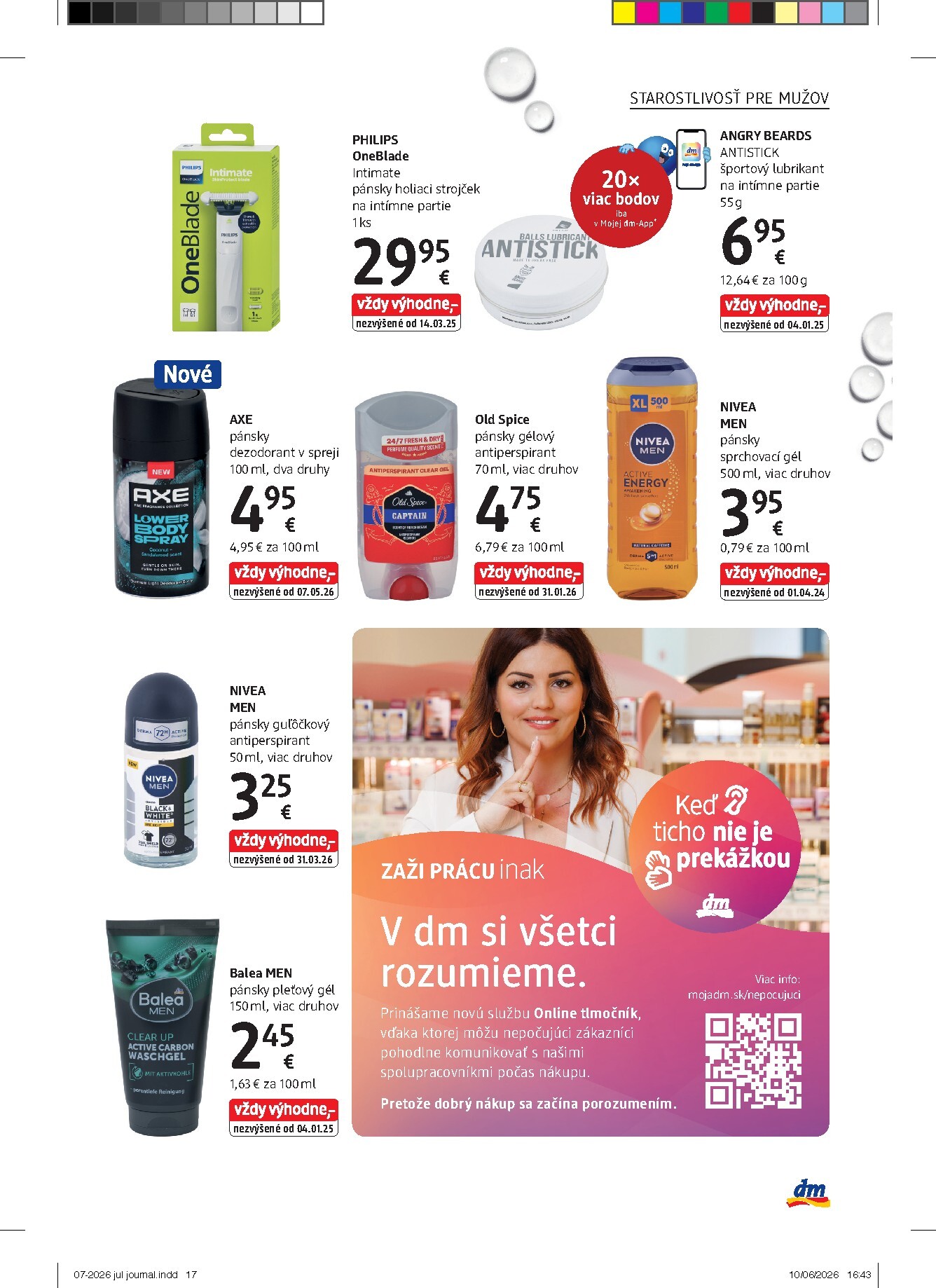 dm-drogerie - Aktuálny dm drogerie markt - Journal leták od stredy, 01.07.2026 do piatku, 31.07.2026 - page: 17