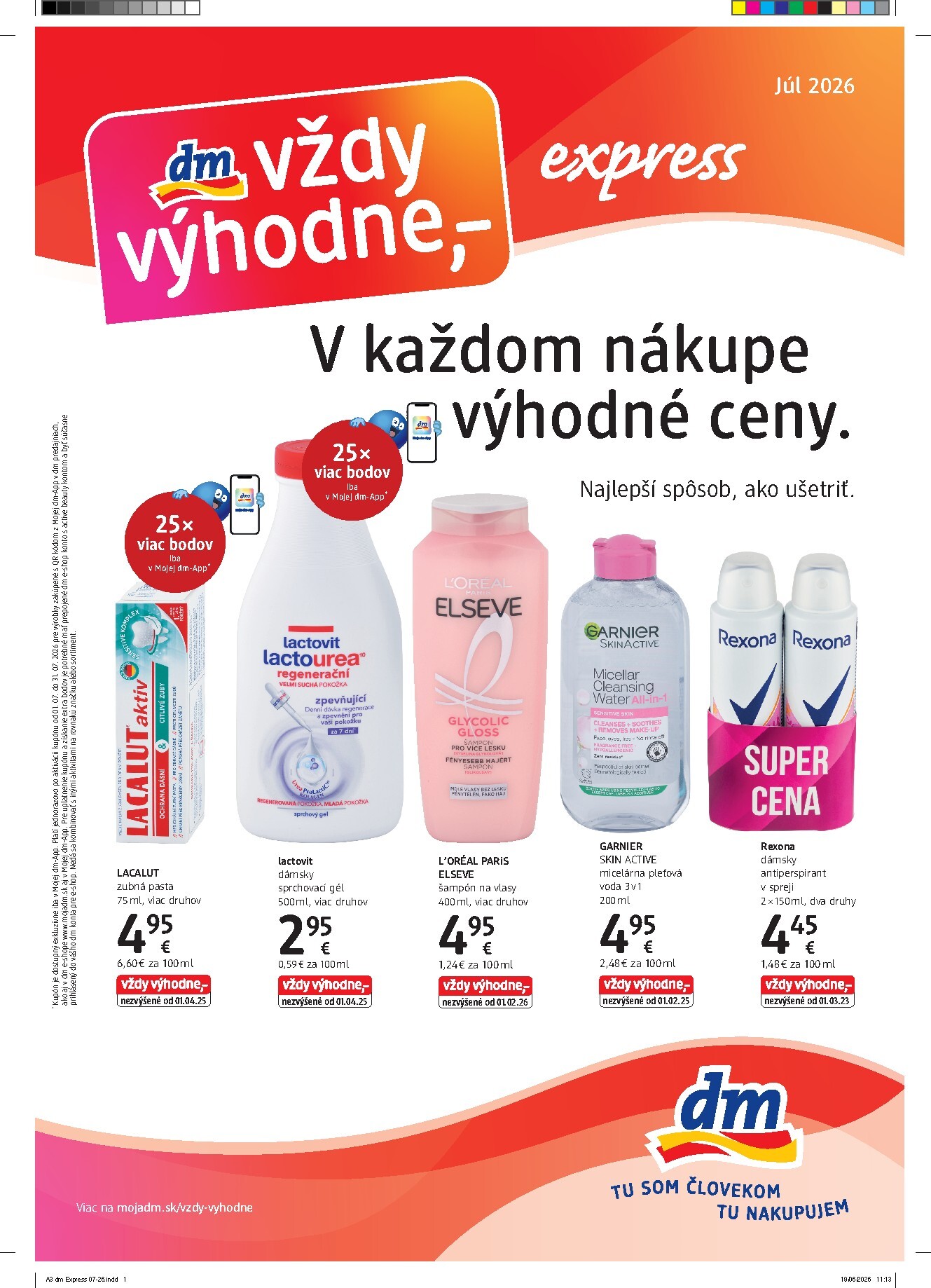 dm-drogerie - Aktuálny dm drogerie express leták od stredy, 01.07.2026 do piatku, 31.07.2026