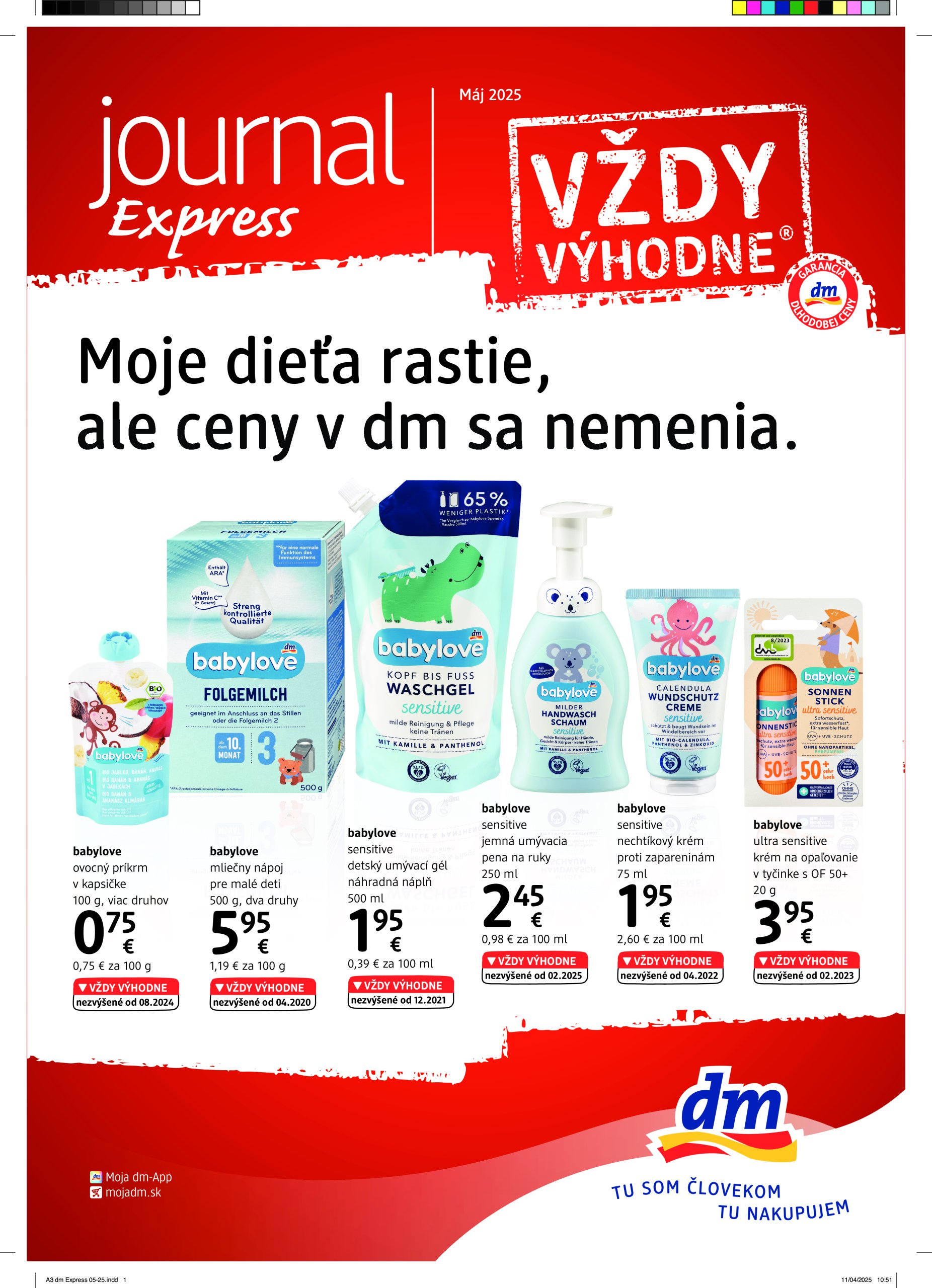 dm-drogerie - dm drogerie - Journal express leták platný od 15.05. - 31.05.
