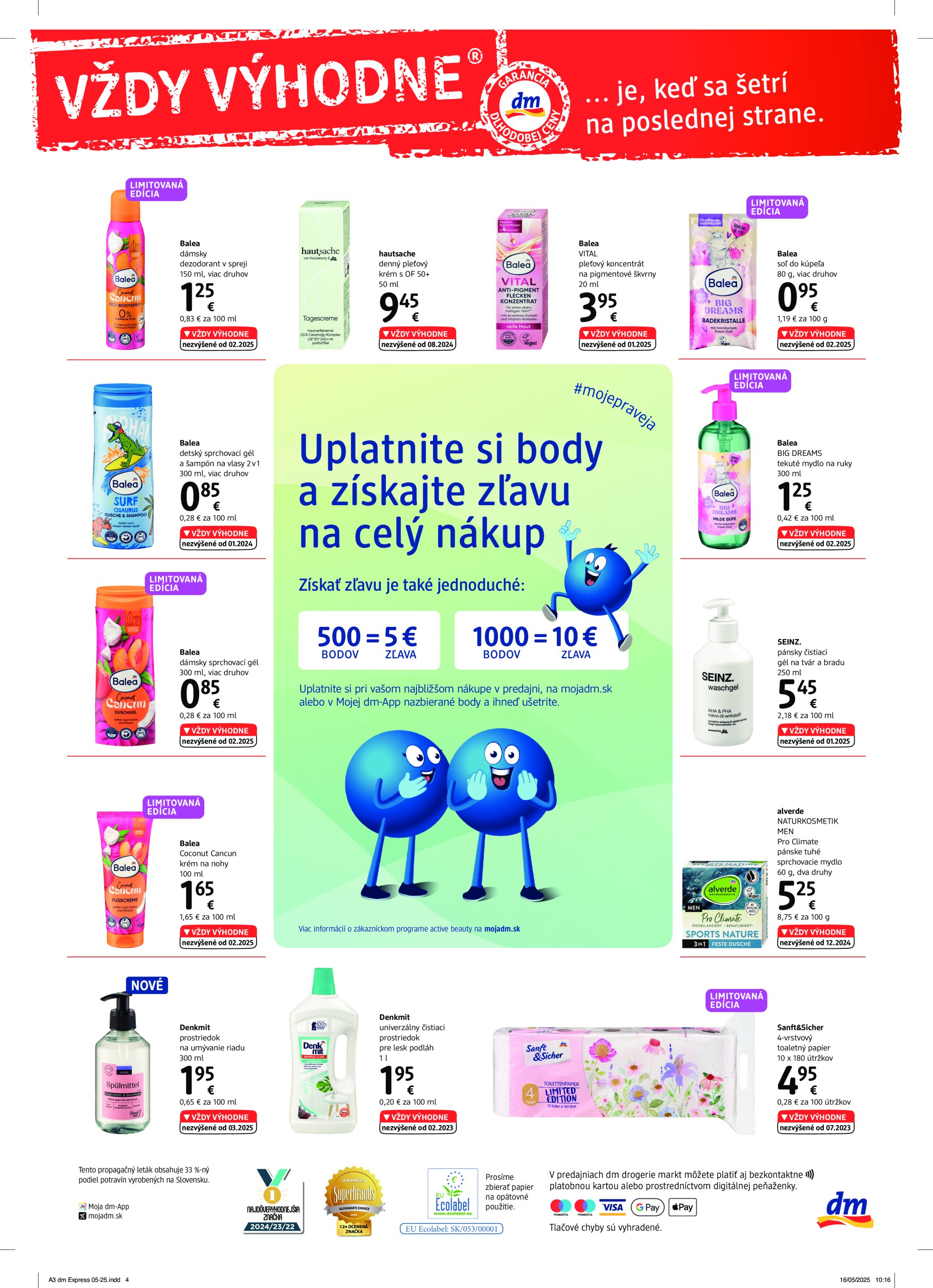 dm-drogerie - dm drogerie - Journal Express leták platný od 01.05. - 31.05. - page: 4