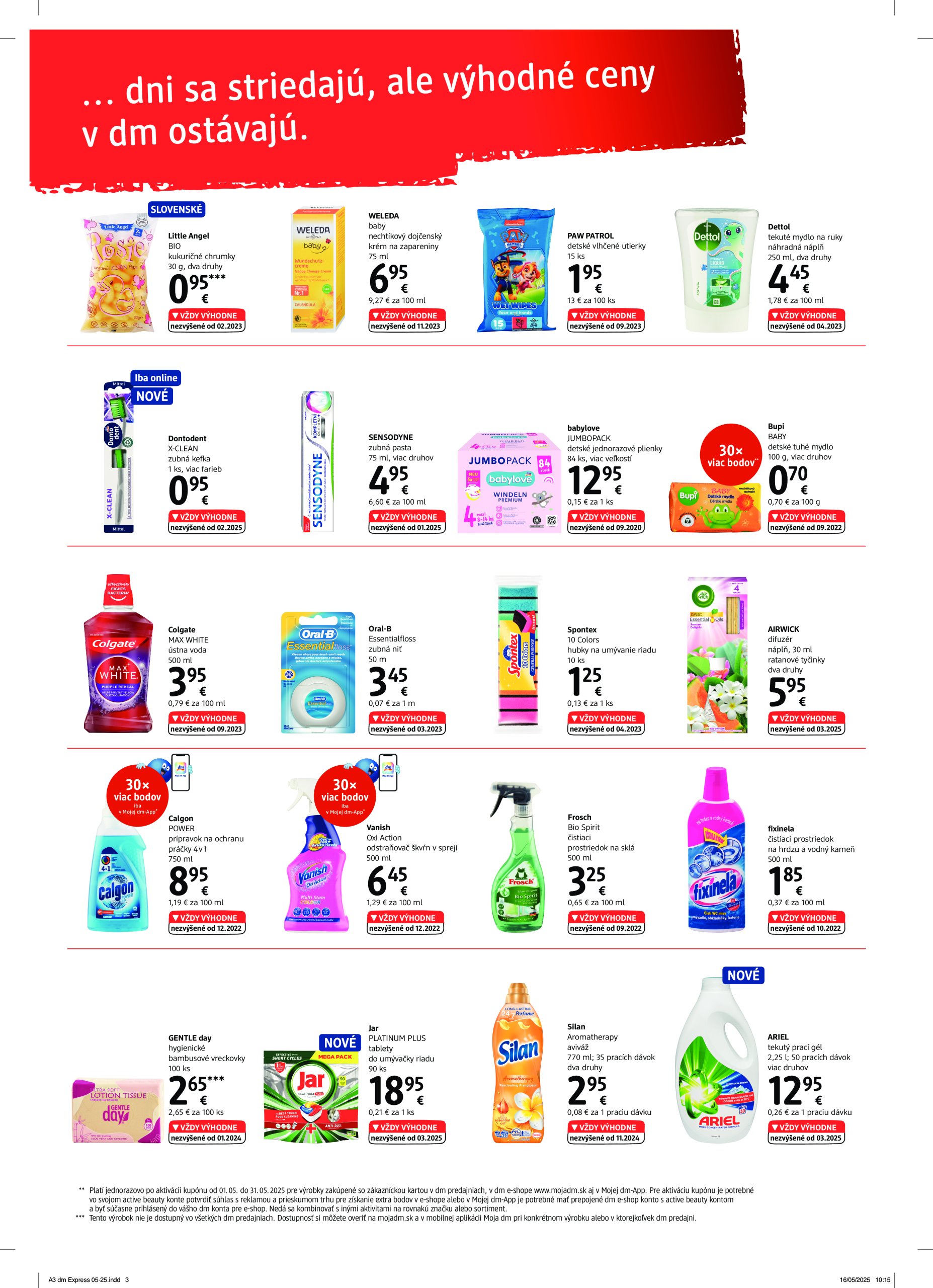 dm-drogerie - dm drogerie - Journal Express leták platný od 01.05. - 31.05. - page: 3