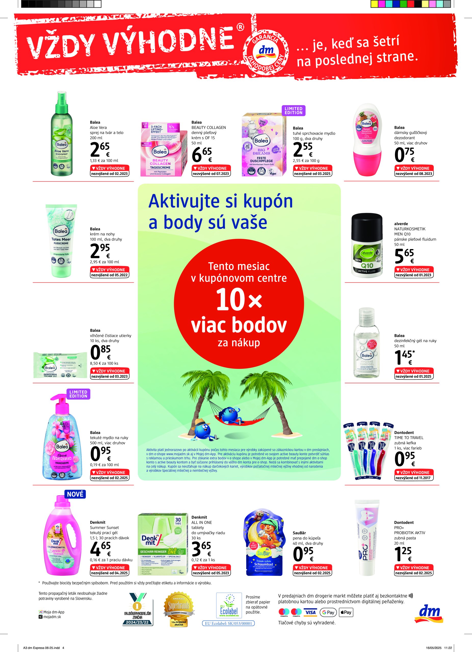dm-drogerie - Leták dm drogerie - Journal Express platný od 15.06. do 30.06. - page: 4
