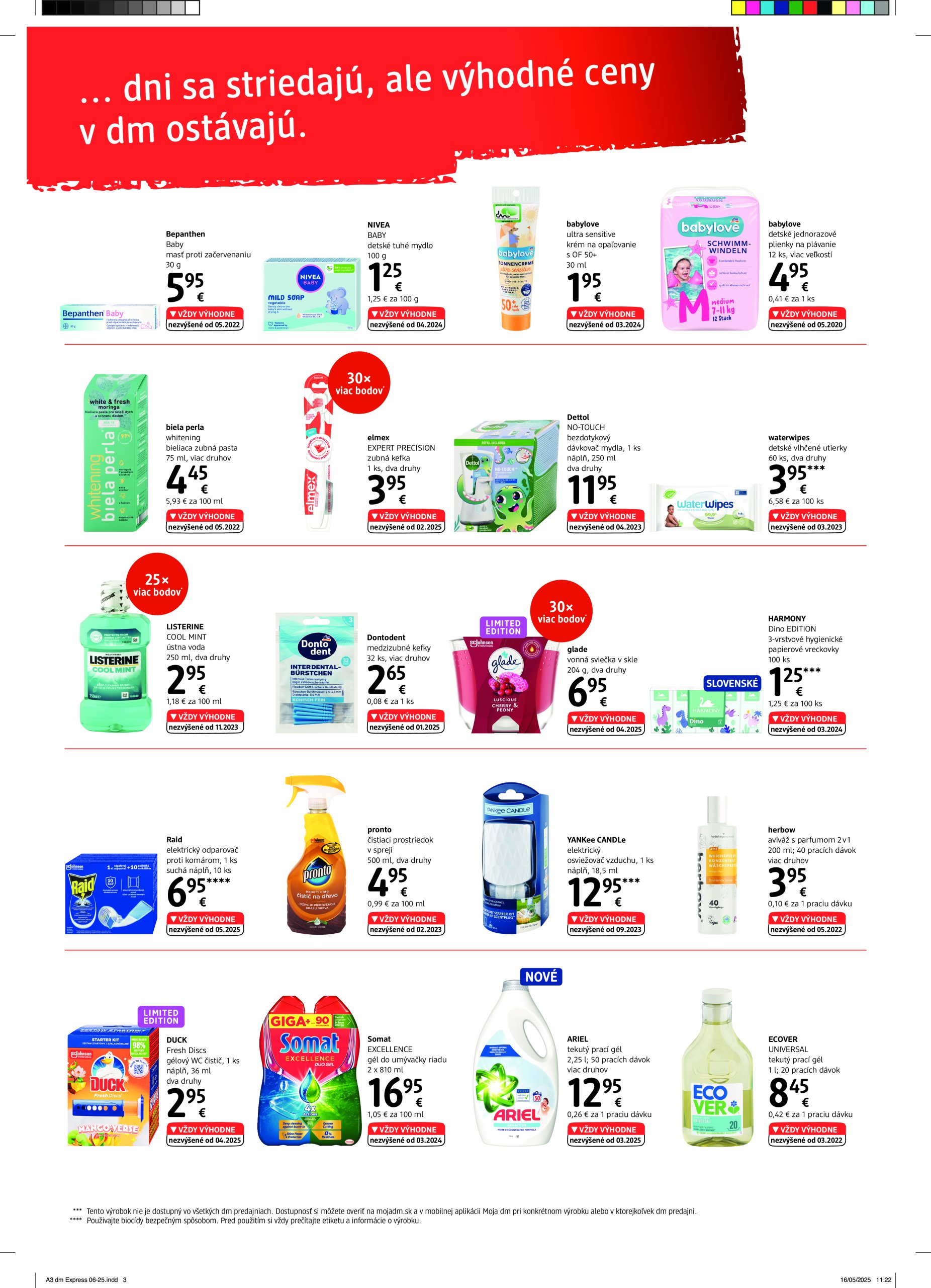dm-drogerie - Leták dm drogerie - Journal Express platný od 15.06. do 30.06. - page: 3