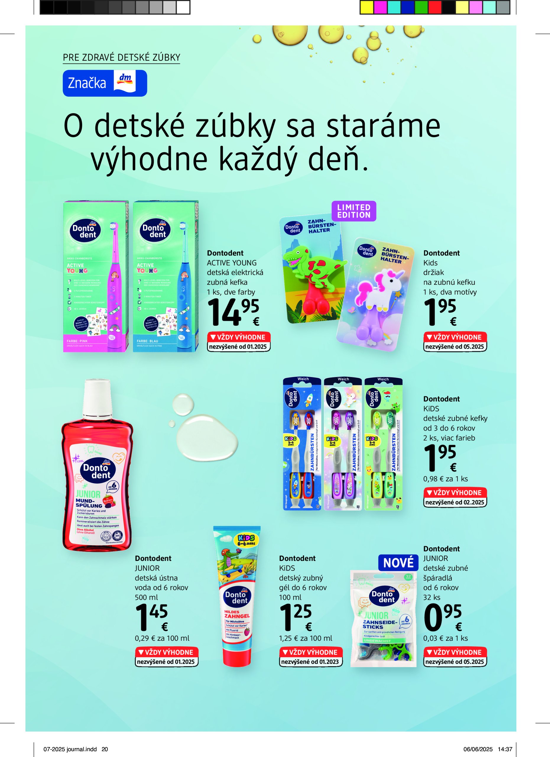 dm-drogerie - Leták dm drogerie platný od 01.07. do 31.07. - page: 20