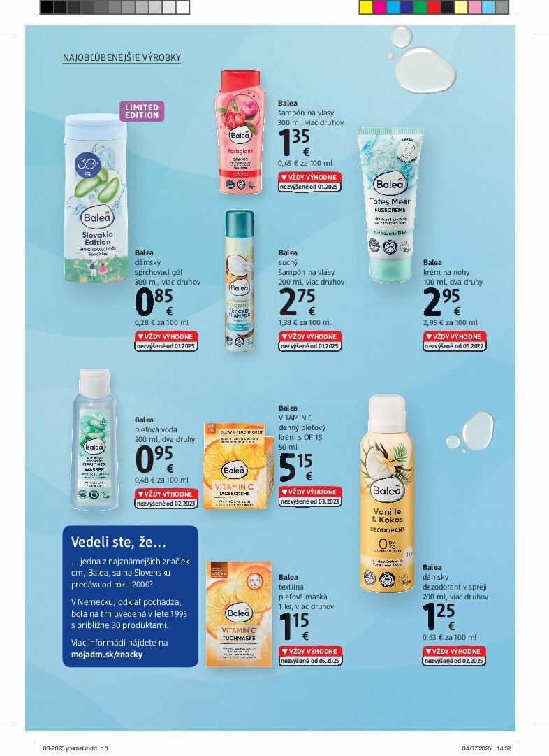 dm-drogerie - Leták dm drogerie platný od 01.08. do 31.08. - page: 18