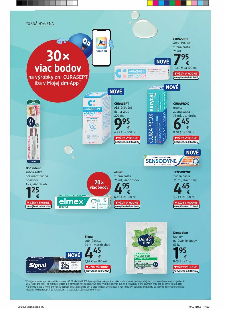 dm-drogerie - Leták dm drogerie platný od 01.08. do 31.08. - page: 22