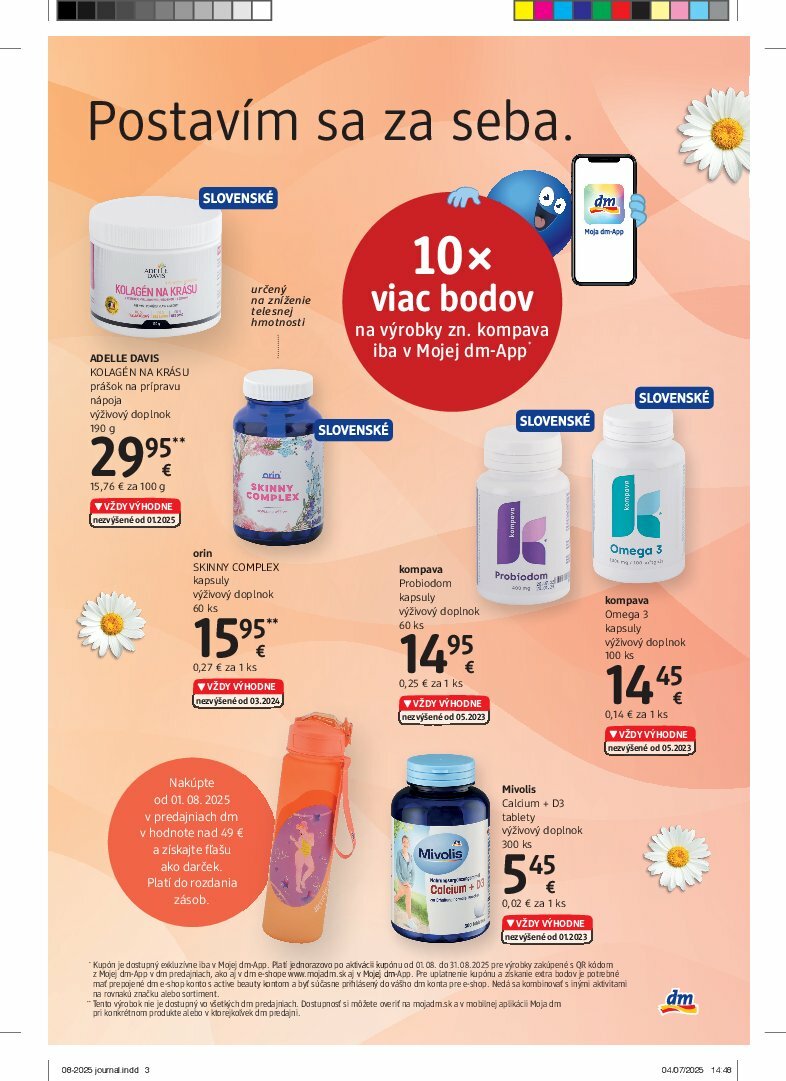 dm-drogerie - Leták dm drogerie platný od 01.08. do 31.08. - page: 3