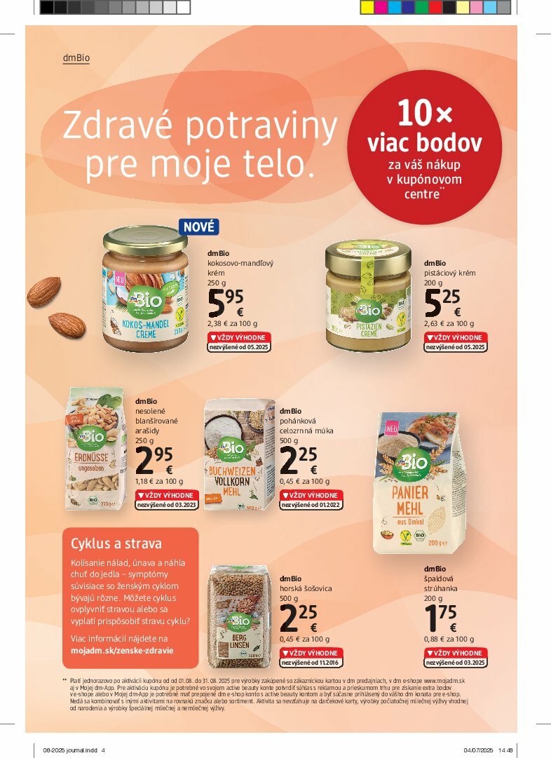 dm-drogerie - Leták dm drogerie platný od 01.08. do 31.08. - page: 4