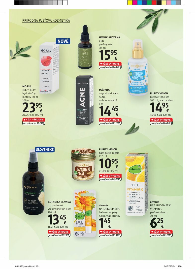 dm-drogerie - Leták dm drogerie platný od 01.08. do 31.08. - page: 10