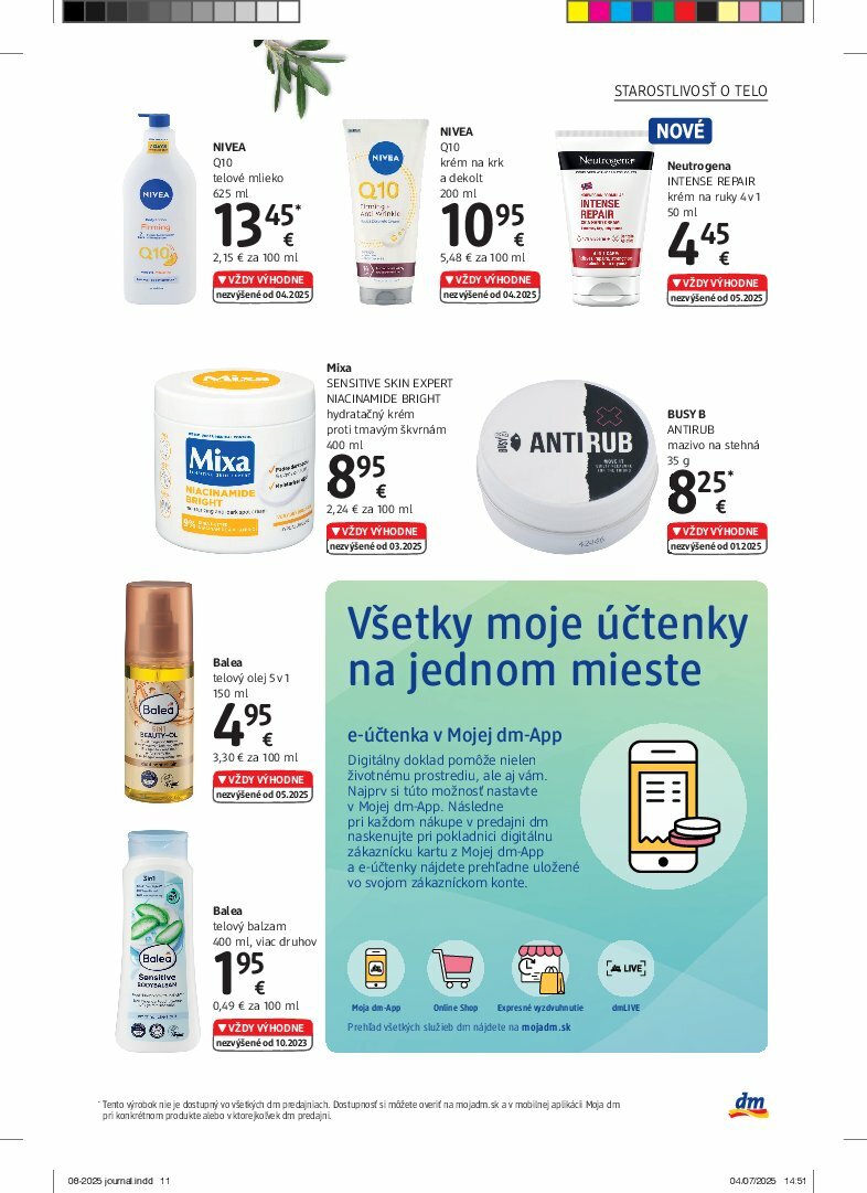 dm-drogerie - Leták dm drogerie platný od 01.08. do 31.08. - page: 11