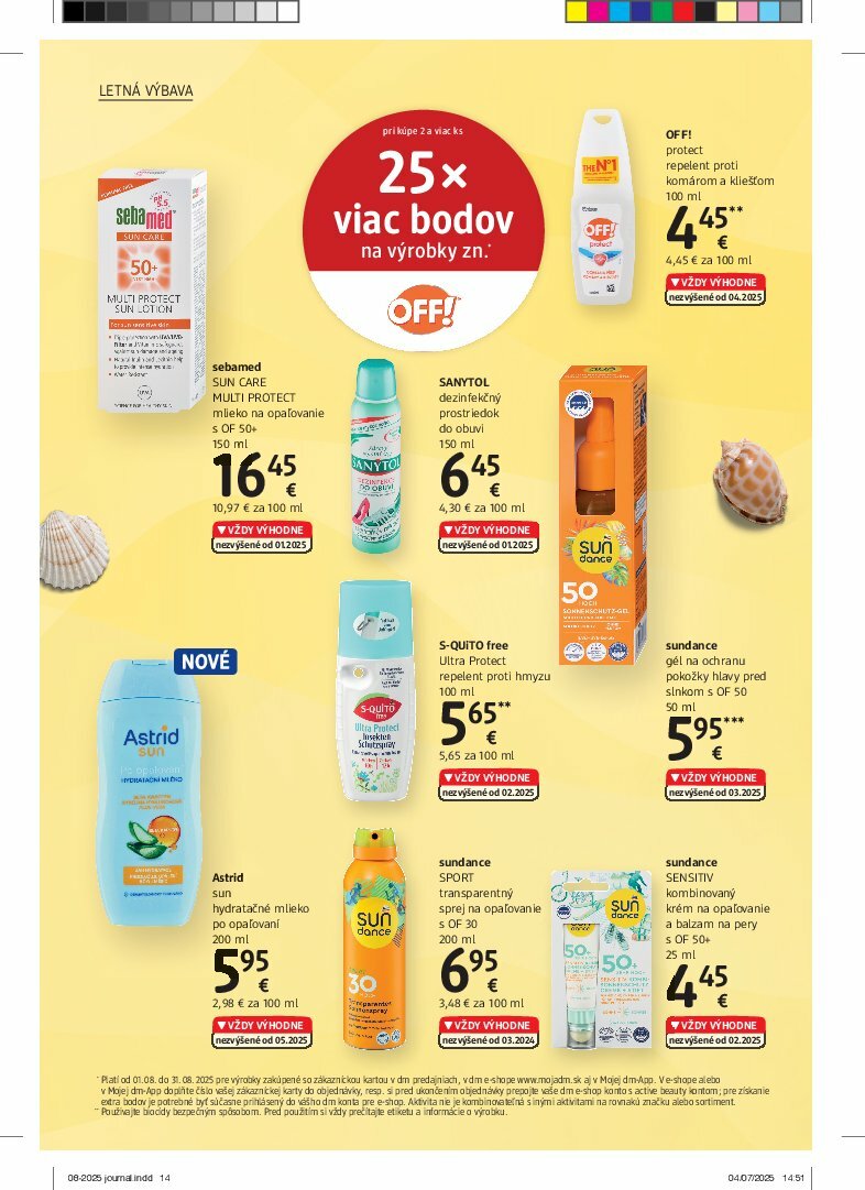 dm-drogerie - Leták dm drogerie platný od 01.08. do 31.08. - page: 14