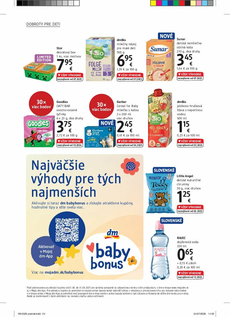 dm-drogerie - Leták dm drogerie platný od 01.08. do 31.08. - page: 24