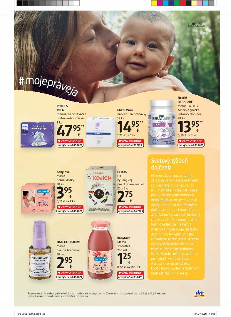 dm-drogerie - Leták dm drogerie platný od 01.08. do 31.08. - page: 25