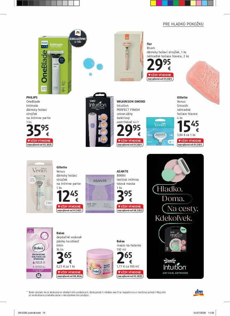dm-drogerie - Leták dm drogerie platný od 01.08. do 31.08. - page: 15