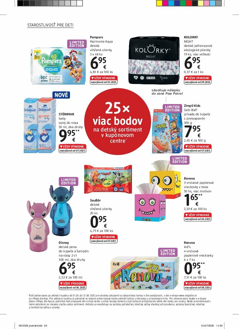 dm-drogerie - Leták dm drogerie platný od 01.08. do 31.08. - page: 26