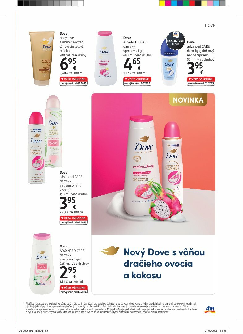 dm-drogerie - Leták dm drogerie platný od 01.08. do 31.08. - page: 13
