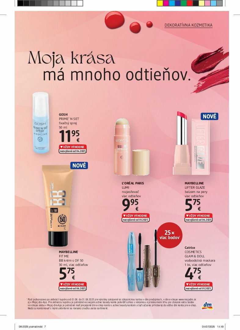 dm-drogerie - Leták dm drogerie platný od 01.08. do 31.08. - page: 7