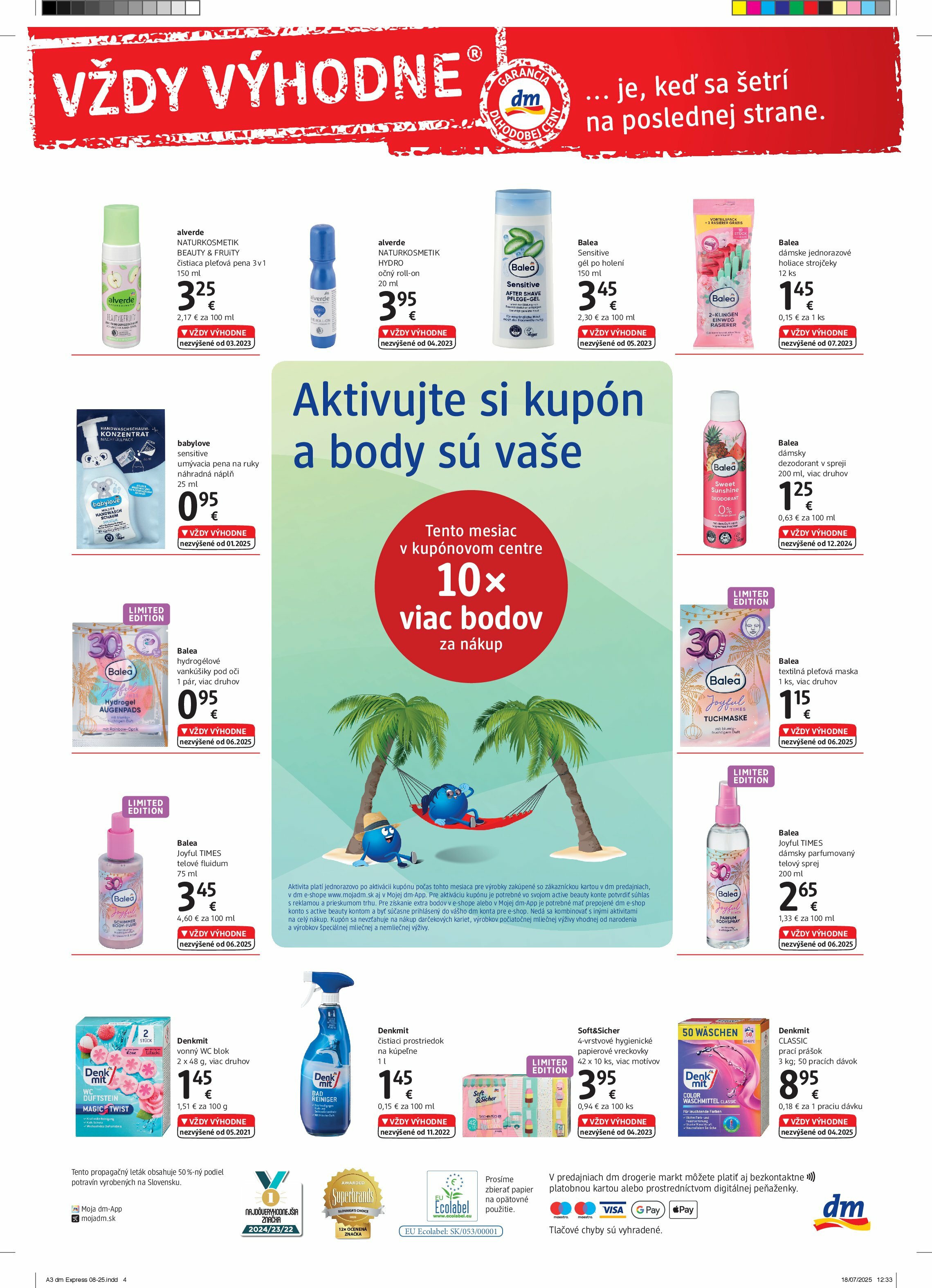 dm-drogerie - Leták dm drogerie - Journal express platný od 01.08. do 31.08. - page: 4