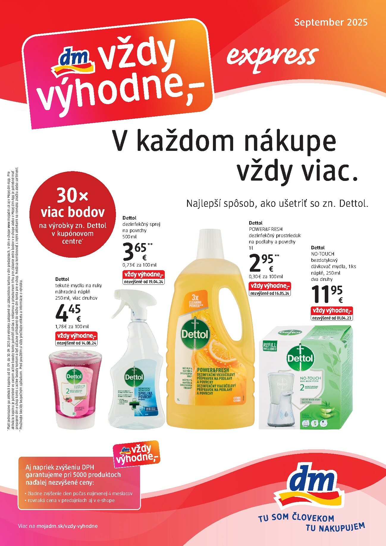dm-drogerie - Leták dm drogerie - Express platný od 01.09. do 30.09.
